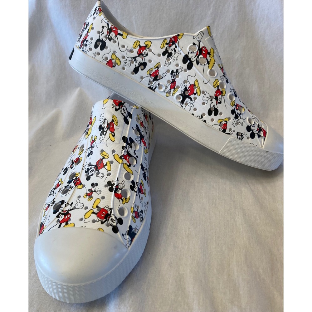 Native Shoes Disney Mickey Mouse Collaboration Slip On Shoes Women Size 7, men 9